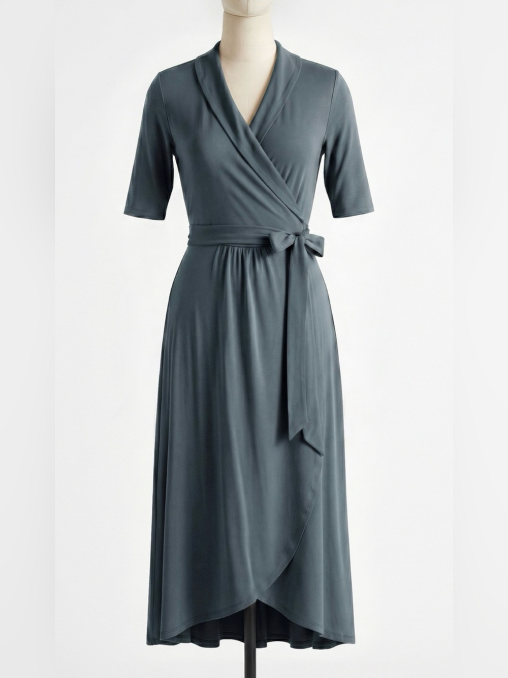 Quince- Wrap Midi Dress
